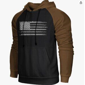 Men's USA FLAG Patriotic Graphic Long Sleeve Hoodie - 4XL